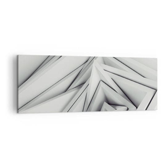 Obraz na płótnie - Ostrych kątów pąkowie - 140x50cm - Technologia 3D Nowoczesny - Nowoczesny Canvas obraz do salonu do sypialni ARTTOR ARTTOR