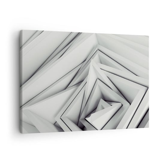 Obraz na płótnie - Ostrych kątów pąkowie - 70x50cm - Technologia 3D Nowoczesny - Nowoczesny Canvas obraz do salonu do sypialni ARTTOR ARTTOR