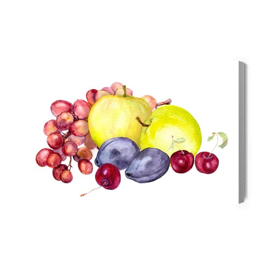 Obraz Na Płótnie Owoce Lata Malowane Akwarelą 90x60 Inna marka