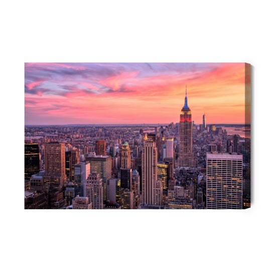 Obraz Na Płótnie Panorama Nowego Jorku 40x30 NC Inna marka