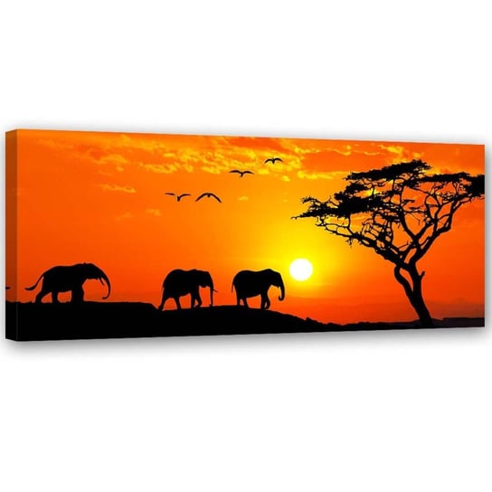 Obraz na płótnie, Panorama sawanny w Afryce - 90x30 Inna marka