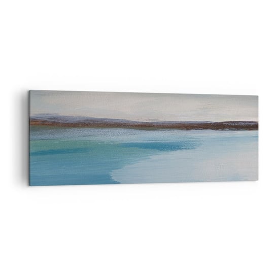 Obraz na płótnie - Pejzaż horyzontalny - 140x50cm - Morze Sztuka Plaża - Nowoczesny Canvas obraz do salonu do sypialni ARTTOR ARTTOR
