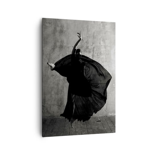 Obraz na płótnie - Pełne pasji pas - 70x100cm - Baletnica Taniec Balet - Nowoczesny foto obraz w ramie do salonu do sypialni ARTTOR ARTTOR