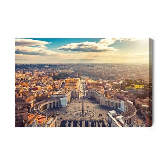 Obraz Na Płótnie Perspektywa Na Rzym 100x70 Inna marka
