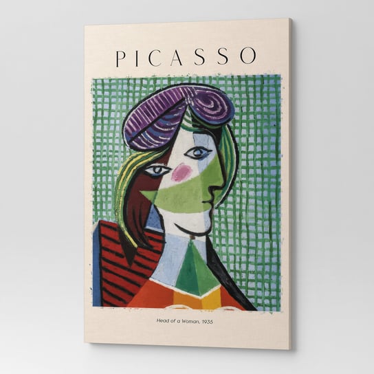 Obraz Na Płótnie Picasso Głowa Kobiety Rep00059 30X40 Wave Print
