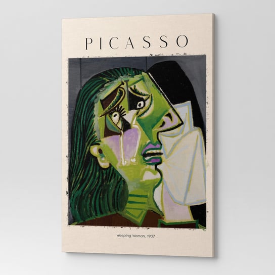 Obraz Na Płótnie Picasso Płacząca Kobieta Rep00068 50X70 Wave Print