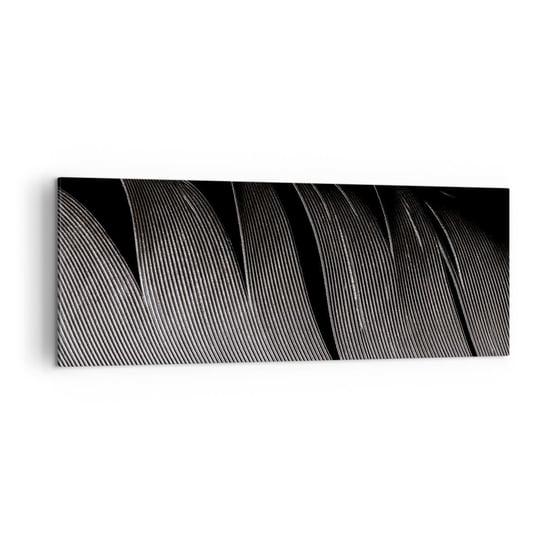 Obraz na płótnie - Pióro – cudowna konstrukcja - 140x50cm - Pióro Minimalizm Lekkość - Nowoczesny Canvas obraz do salonu do sypialni ARTTOR ARTTOR