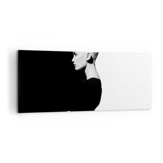 Obraz na płótnie - Po prostu kobieta - 120x50cm - Moda Kobieta Elegancki - Nowoczesny obraz na ścianę do salonu do sypialni ARTTOR ARTTOR
