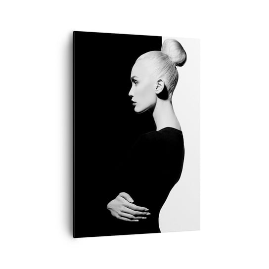 Obraz na płótnie - Po prostu kobieta - 70x100cm - Moda Kobieta Elegancki - Nowoczesny foto obraz w ramie do salonu do sypialni ARTTOR ARTTOR