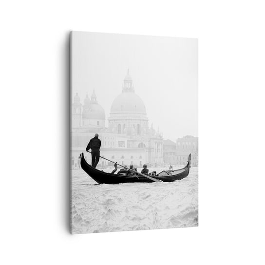 Obraz na płótnie - Podróż do źródeł piękna - 50x70cm - Wenecja Miasto Architektura - Nowoczesny Canvas obraz do salonu do sypialni ARTTOR ARTTOR