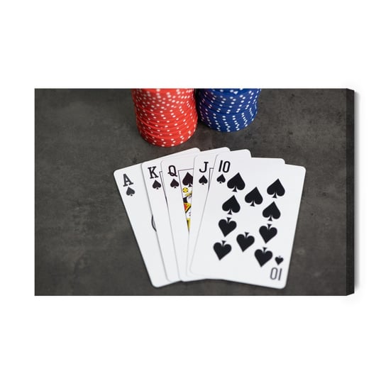 Obraz Na Płótnie Poker I Żetony 100x70 Inna marka