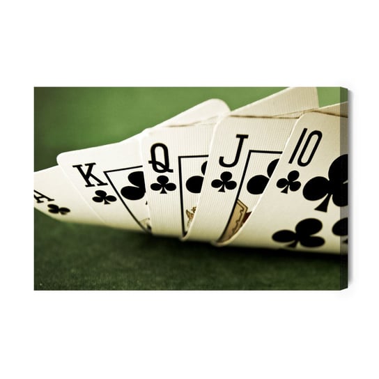 Obraz Na Płótnie Poker Królewski 100x70 Inna marka
