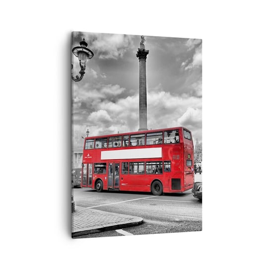 Obraz na płótnie - Prawdziwy krwioobieg miasta - 50x70cm - Miasta Londyn Architektura - Nowoczesny Canvas obraz do salonu do sypialni ARTTOR ARTTOR