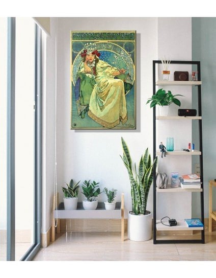 Obraz na płótnie Princess Hyazin - Alfons Mucha 40x26 Fedkolor
