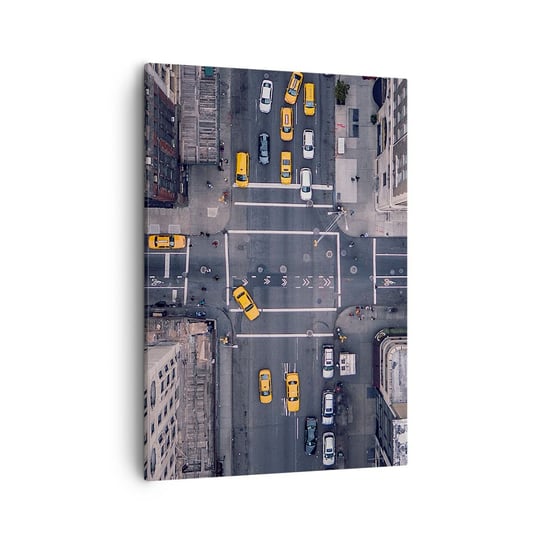 Obraz na płótnie - Prosty wybór - 50x70cm - Nowy Jork Miasto Architektura - Nowoczesny Canvas obraz do salonu do sypialni ARTTOR ARTTOR