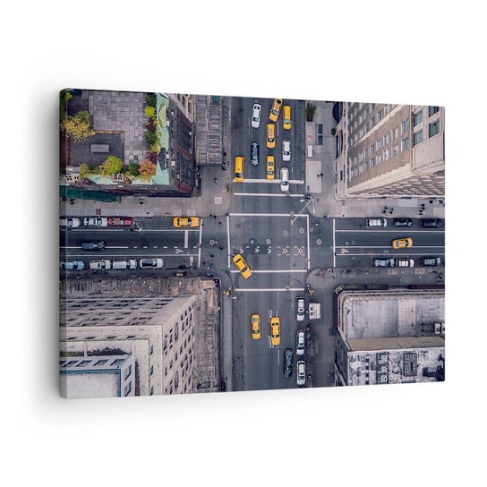Obraz na płótnie - Prosty wybór - 70x50cm - Nowy Jork Miasto Architektura - Nowoczesny Canvas obraz do salonu do sypialni ARTTOR ARTTOR