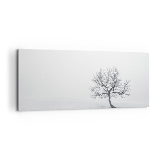 Obraz na płótnie - Przeciw nicości - 120x50cm - Krajobraz Drzewo Natura - Nowoczesny obraz na ścianę do salonu do sypialni ARTTOR ARTTOR