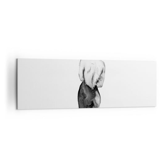 Obraz na płótnie - Przy niej świat znika - 160x50cm - Kobieta Ciało Kobiety Grafika - Nowoczesny foto obraz w ramie do salonu do sypialni ARTTOR ARTTOR