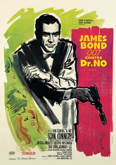 Obraz na płótnie PYRAMID INTERNATIONAL canvas James Bond, 85x120 cm Pyramid International