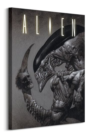 Obraz na płótnie PYRAMID POSTERS Alien Head on Tail, 60x80 cm Pyramid Posters