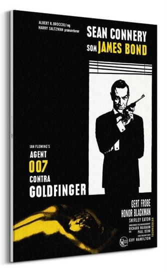 Obraz na płótnie PYRAMID POSTERS James Bond Goldfinger, 85x120 cm James Bond