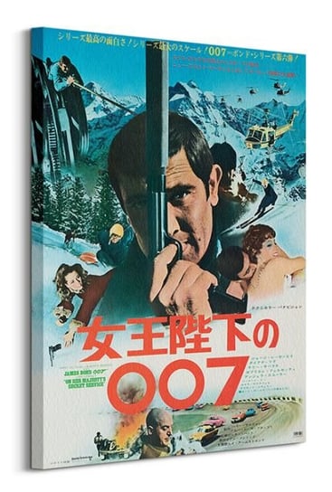 Obraz na płótnie PYRAMID POSTERS James Bond (OHMSS Foreign Language), 60x80 cm James Bond