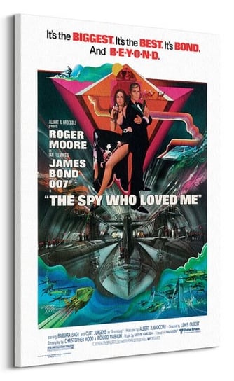 Obraz na płótnie PYRAMID POSTERS James Bond: Szpieg, który mnie kochał, 85x120 cm Pyramid Posters