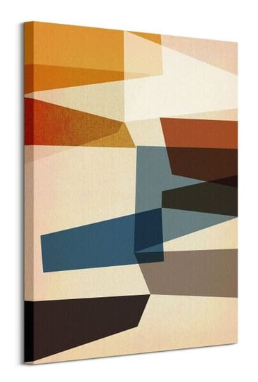Obraz na płótnie PYRAMID POSTERS Kolorowe wielokąty, 60x80 cm Art Group