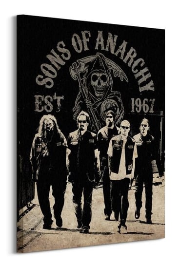 Obraz na płótnie PYRAMID POSTERS Sons of Anarchy Reaper Crew, 60x80 cm Pyramid Posters