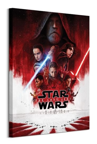 Obraz na płótnie PYRAMID POSTERS Star Wars The Last Jedi, 60x80 cm Star Wars gwiezdne wojny
