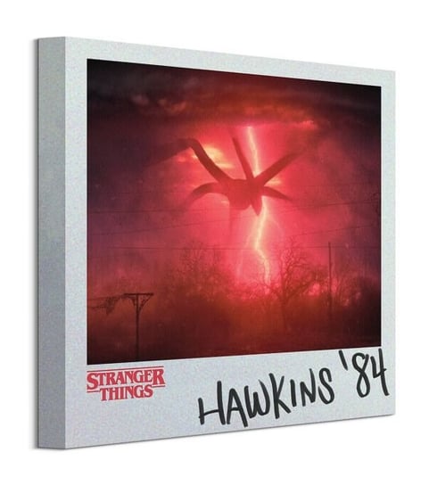 Obraz na płótnie PYRAMID POSTERS Stranger Things Hawkins, 30x30 cm Stranger Things