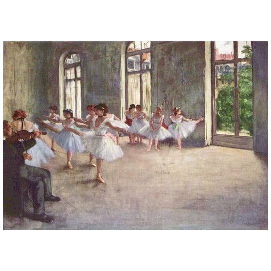 Obraz na płótnie Rehearsal - Edgar Degas 60x85 Legendarte