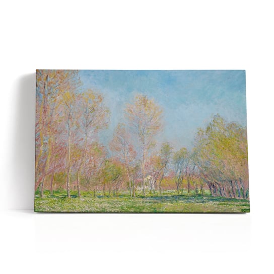 Obraz na płótnie reprodukcja Claude Monet Wiosna w Giverny - Premium WallPark.pl