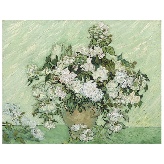 Obraz na płótnie - Roses - Vincent Van Gogh - Dekoracje ścienne cm. 50x60 Legendarte