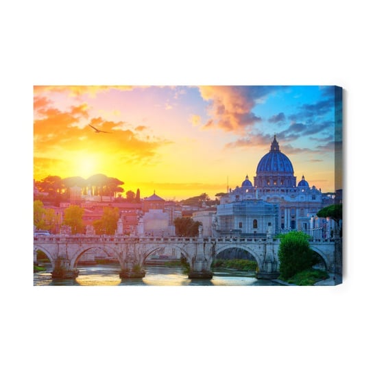 Obraz Na Płótnie Rzym O Wschodzie Słońca 120x80 Inna marka