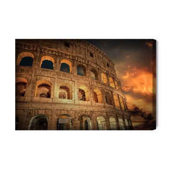 Obraz Na Płótnie Rzymskie Koloseum Nocą 40x30 Inna marka