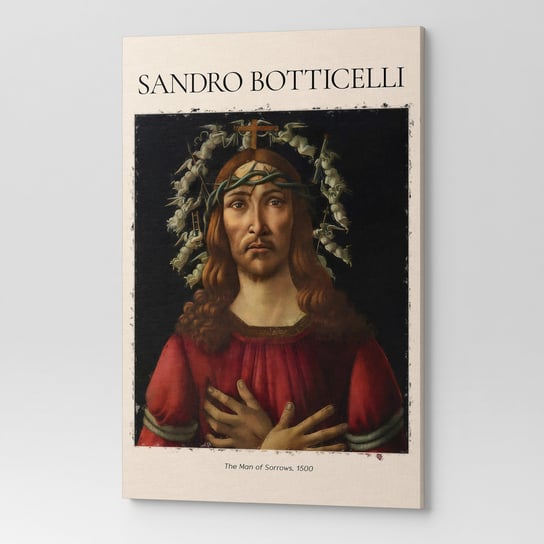 Obraz Na Płótnie Sandro Botticelli Człowiek Boleści Rep00086 30X40 Wave Print