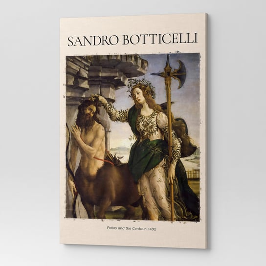 Obraz Na Płótnie Sandro Botticelli Pallas Atena I Centaur Rep00087 60X90 Wave Print