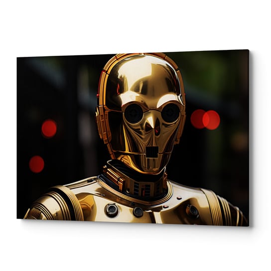 Obraz na płótnie ściana do salonu sypialni C-3PO Star Wars TV00060 60x90 Wave Print