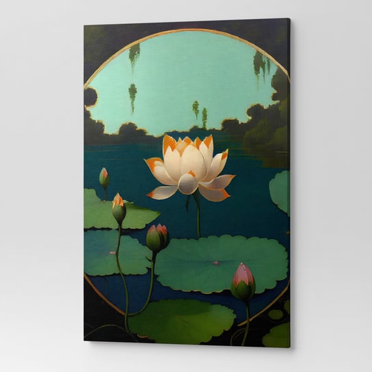 Obraz Na Płótnie Ścianę Do Salonu Sypialni 3D Kwiat Beż Art00159 80X120 Wave Print