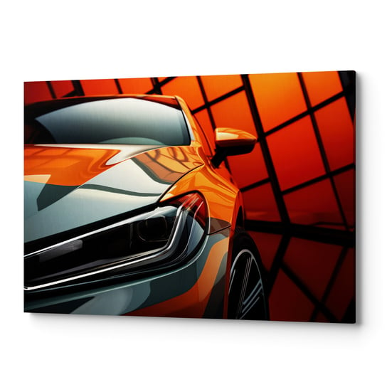 Obraz na płótnie ścianę do salonu sypialni SAMOCHÓD JASNY CARS00014 30x40 Wave Print