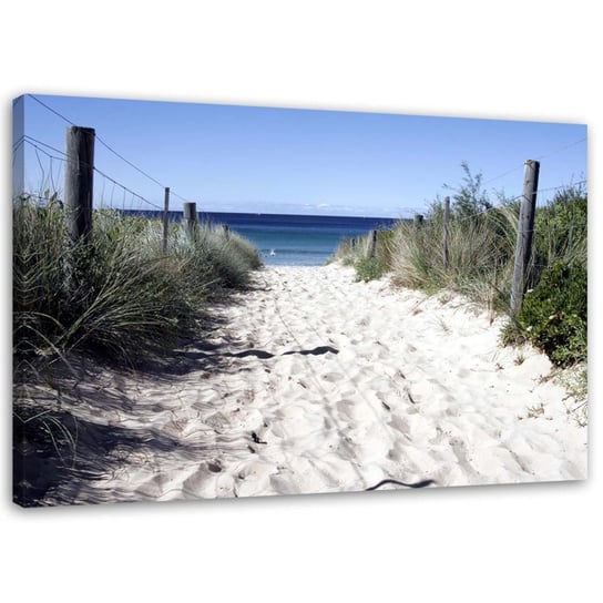 Obraz na płótnie, Ścieżka przez wydmy na plażę - 60x40 Inna marka