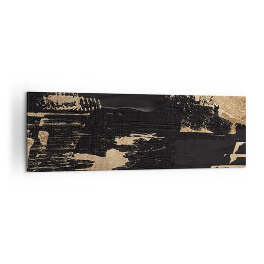 Obraz na płótnie - Ślad dotyku - 160x50cm - Abstrakcja Sztuka Art Deco - Nowoczesny foto obraz w ramie do salonu do sypialni ARTTOR ARTTOR
