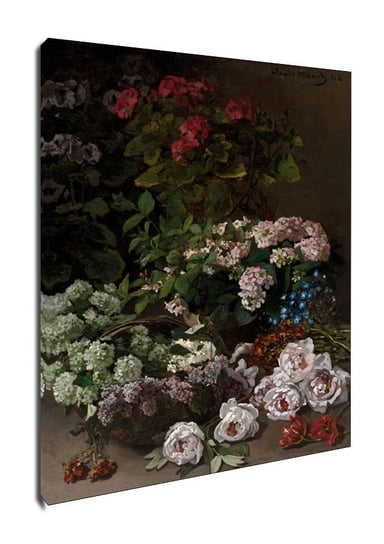 Obraz na płótnie Spring Flowers, Claude Monet, 40x60 cm Galeria Plakatu