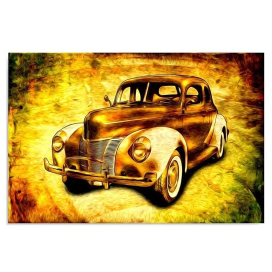 Obraz na płótnie, Stare auto, 70x50 cm Feeby