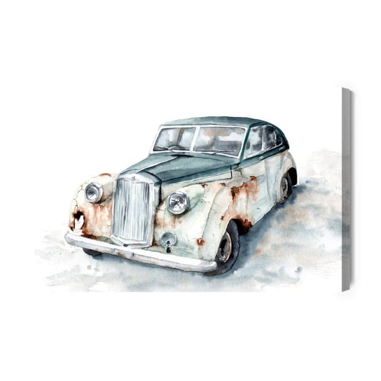 Obraz Na Płótnie Stary Samochód Malowany Akwarelą 100x70 Inna marka