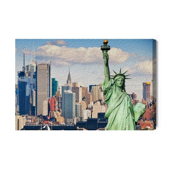 Obraz Na Płótnie Statua Wolności W Nowym Jorku 100x70 Inna marka