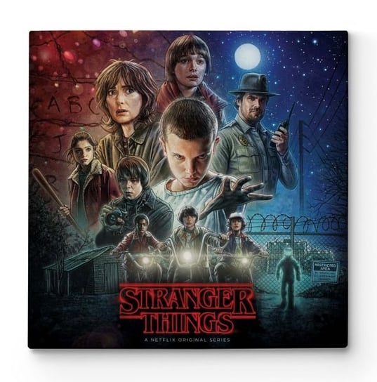 Obraz na płótnie Stranger Things na ścianę do salonu 30x30 cm Stranger Things