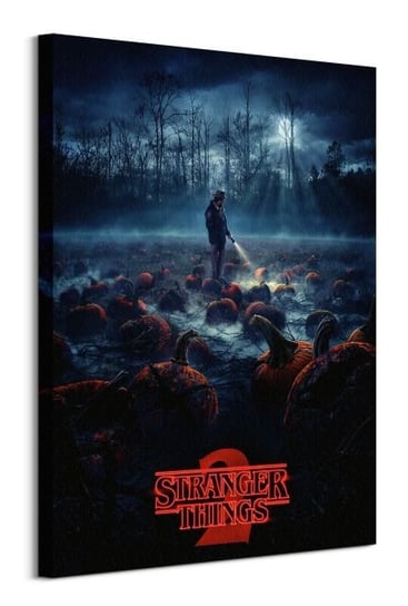 Obraz na płótnie Stranger Things Pumpkin Patch obrazy na ścianę do salonu 60x80 cm Stranger Things