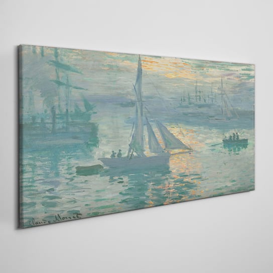 Obraz Na Płótnie Sunrise marine Monet 100x50 cm Coloray